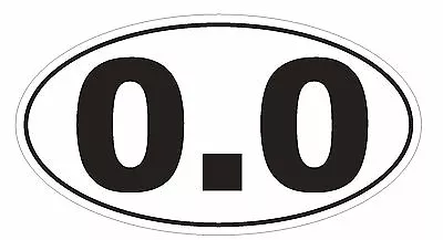 0.0 Marathon Oval Bumper Sticker Or Helmet Sticker D154 Laptop Cell Euro Oval • $1.39