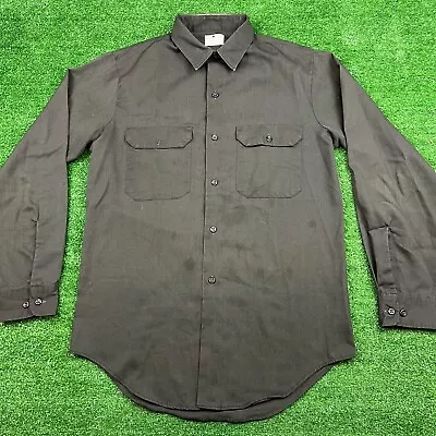 VINTAGE Big Mac Shirt Mens Medium Button Up Pennys Long Sleeve Workwear Medium • $16