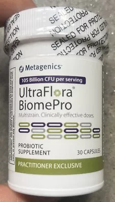 Metagenics UltraFlora BiomePro 30 Capsules Probiotic Supplement • $39.99