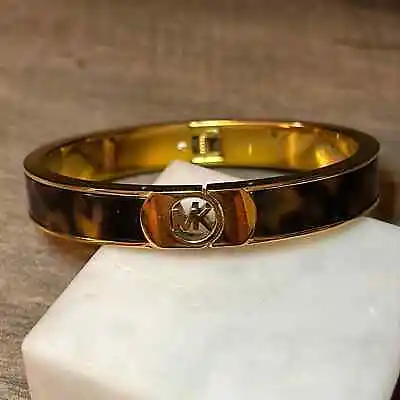 Michael Kors Gorgeous Hinged Bracelet Heritage Tortoiseshell #36 • $25