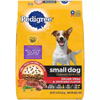 Complete Nutrition Grilled Steak And Vegetable Dry Dog Food For Small Adult Dog • $15.28