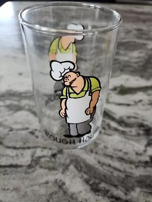 Rough House Popeye 1975 Coca-Cola Kollect-A-Set Glass Tumbler 6  -MINT! • $10.99