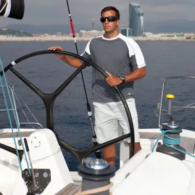 Gill Men's 50+UV Tec Sailing Shorts UV005 - Silver Grey XS 28  - BNWT • £34.95
