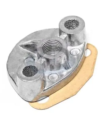 VW Bug Fuel Pump Block-off & GASKET W/ Breather Boss Air Cooled Fuel Pump Block • $10.18