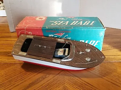 Vintage 1960's The Fleet Line SEA BABE Battery Powered Boat W/Box (L2) • $250