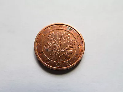 Rare 1 Euro Cent Coin - GERMANY - 2009 - German Oak Twig - LUCKY COIN • £1.99