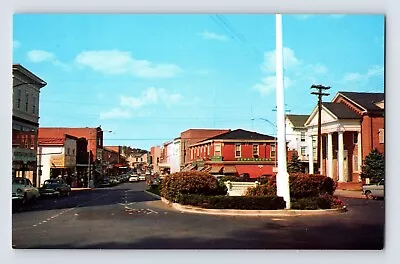 Postcard Delaware Milford DE Walnut Street Downtown Derrickson's 1960s Unposted • $4