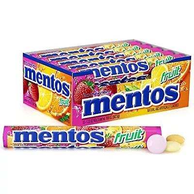 Mentos Candy Mint Chewy Candy Roll Fruit Non Melting Holiday Party • $21.99