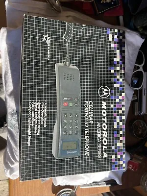 Vintage Motorola Mobile Car Phone America Series With Original Box And Manual • $35