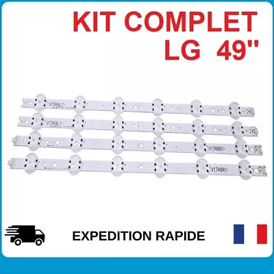 $90.34 • Buy Kit 4pcs 49   TV LED Strip For LG 6916L-2862A V17 49 L1 V17 ART3 2862 Rev0.2