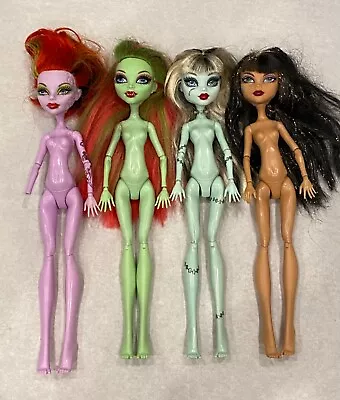 Lot 4_Monster High Dolls 1st Wave Cleo Repro ? Venus_Frankie Home Ick_Arms Hands • $54.95