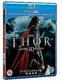 Thor Blu-ray (2011) Natalie Portman Branagh (DIR) Cert 12 3 Discs Amazing Value • £3.32