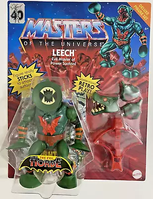 Mattel Masters Of The Universe LEECH DELUXE FIGURE Set 40th Anniversary • $17