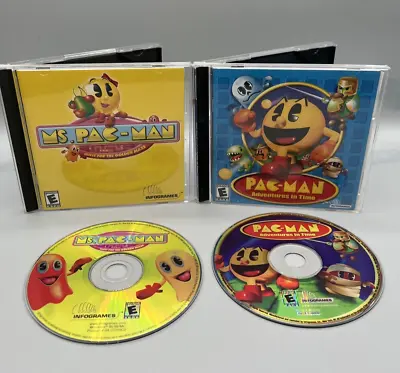 Ms. Pac-Man / Pac-Man: Adventures In Time Quest For The Golden Maze 2 Pack PC • $21.98