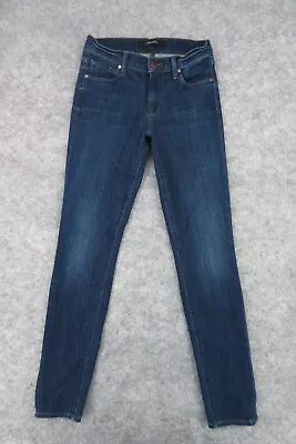 J Brand Jeans Women 25 Blue Thrill Skinny Mid Rise Dark Wash Denim JB000075 • $9.97