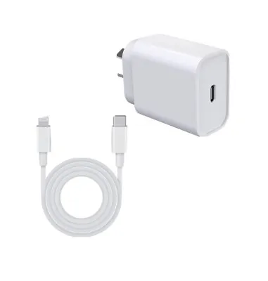 $29.99 • Buy Apple IPhone Charger 20W PD USBC To Lightning IPhone Compatible