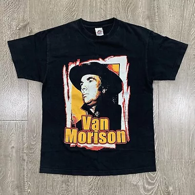 Vintage 2006 VAN MORRISON Tour T-Shirt BLACK MEDIUM • $45