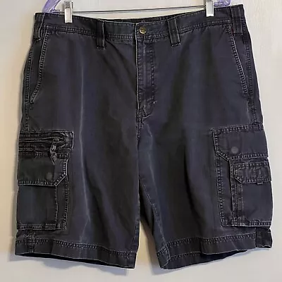 Eddie Bauer Cargo Shorts Mens 38 Hiking Fishing Shorts Outdoor Lots Of Pockets • $23.90