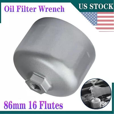 Aluminum Oil Pans Cartridge Style Oil Filter Wrench Filter Engine For Volvo 86mm • $16.28