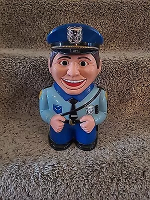 The Original Cookie Cop Police Officer Talking Cookie Jar Vintage 2001 Works • $31.99