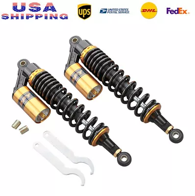 400mm (15 3/4 ) Racing Motorcycl Air Shock Absorber Suspension Kit Unviersal • $100.92