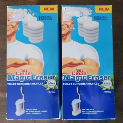 Mr. Clean Magic Eraser Toilet Scrubber Refills Discs Febreze 15 Discs  • $29.99