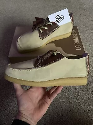 £179.99 • Buy Clarks Originals X LG Rambler Liam Gallagher UK 9 Maple Suede Mens Shoes BNIB