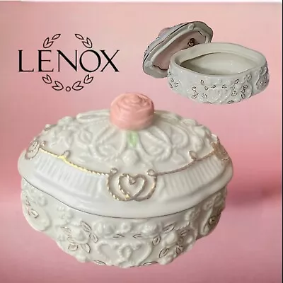 1995 Lenox Music Trinket Box Dr. Zhivago Lara's Theme Fine Porcelain 24 Kt Gold • $16.95