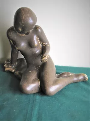 Vtg  M.a&s   Denmark Art Deco Pottery Sculpt.# 5979~ Michael  Andersen  Keramic • $215