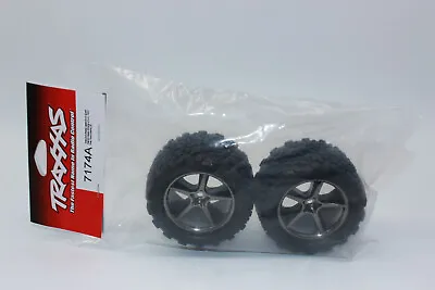 $27.20 • Buy Traxxas TRX 7174 A E-Revo 1:16 Tyres +Rims Complete Wheel New IN Boxed