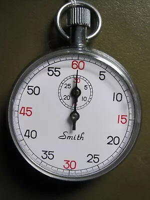 SMITH STOPWATCH Vintage Collectible Fully Operational Heuer Hanhart Curta • $75