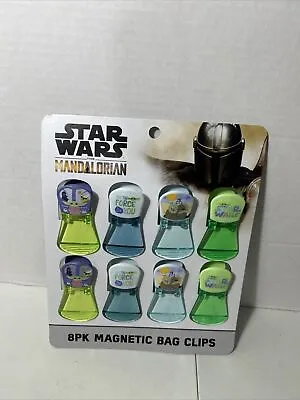 Star Wars The Mandalorian 8 Pack Magnetic Bag Clips • $7