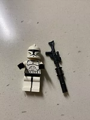Lego Star Wars Clone Trooper (Phase 1)  Dark Bluish Gray Rangefinder Sw0200 • $16.85