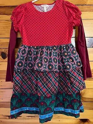 Matilda Jane Jolly Holiday Dress Girls Choose Your Own Path Size 12 • $39.99