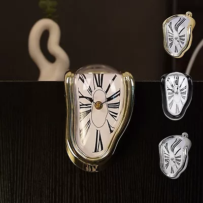 Salvador Dali Inspired Melting Wall Clock -Persistence Of Memory For Home Office • $18.99