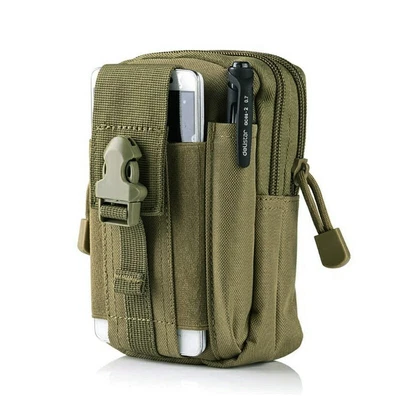 £6.99 • Buy Tactical Military Style EDC Molle Waist Pouch Mobile Phone Utility Belt Bag