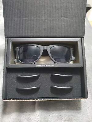 Marlboro Birthday Promo Black Sunglasses UV Changeable Lenses-Black-Blue-Gold • $10