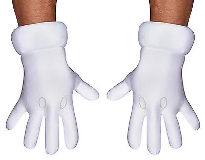 Super Mario Brothers White Gloves Adult Halloween Disguise • $26.99