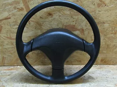 1995 2000 Jdm Mitsubishi Mirage Asti Cyborg Cj Black Rexin Steering Wheel Oem • $199.99