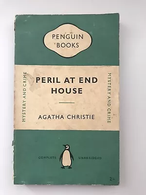 £19.99 • Buy PERIL AT END HOUSE By Agatha Christie 1952 Penguin Books 