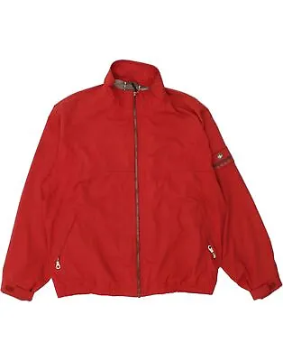 MURPHY & NYE Mens Bomber Jacket UK 42 XL Red Polyamide AO15 • £23.28