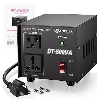 Voltage Converter 500 Watt Voltage Transformer 220V / 230V / 240 Volt To 110V... • $48.56