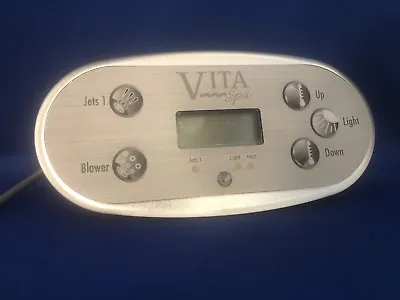 Vita Spa By Maax Spas Tp600 Topside With Overlay 5 Buttons (jet1 - Blower) Us/ce • $225