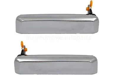 $12.55 • Buy For Nissan Outside Exterior Door Handle Front Left Right Chrome Set Of 2
