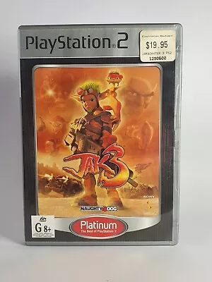 Jak 3 PS2 PlayStation 2 Platinum PAL Game Complete With Manual Naughty Dog • $9.95