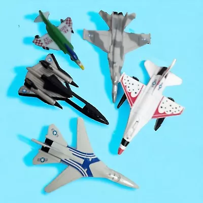 Road Champs Planes Fighter Jets F-16 F-111 SR-71 F-18 XE-328 Diecast Lot Of 5 • $24