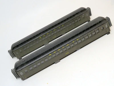 $4.99 • Buy (2) HO Rivarossi SANTA FE 72' Heavyweight Coach  Passenger Car Shells #1464 ONLY