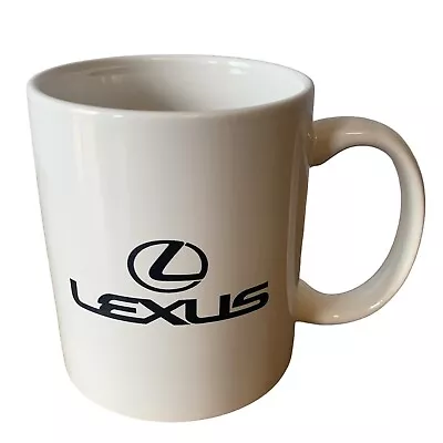 Lexus Coffee Or Tea Mug Cup White & Black Engraved Logo Advertising 10oz • $9.99