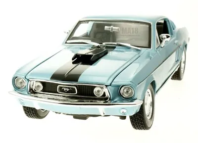 FORD MUSTANG GT COBRA JET 1968 All Openings..BNIB 1/18 Scale MAISTO 531167 • £56.99