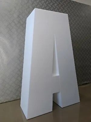 £58 • Buy Large 3D Polystyrene Letters / Numbers For Events - 750mm High X 200mm Thick